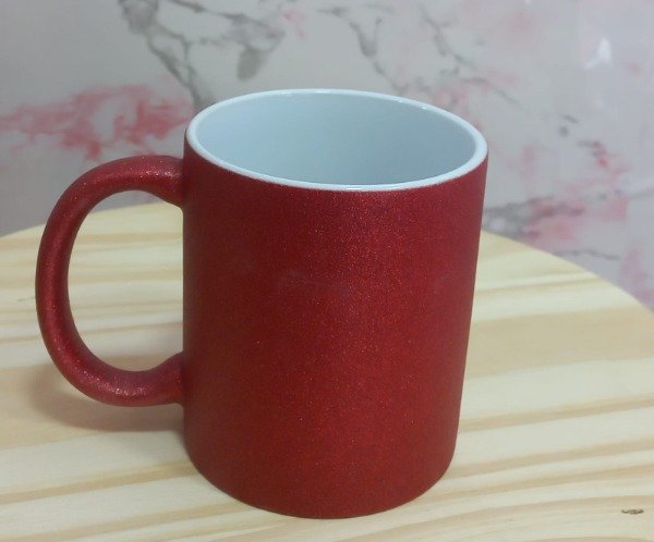 Producto - TAZA GLITTER - ROJO -
