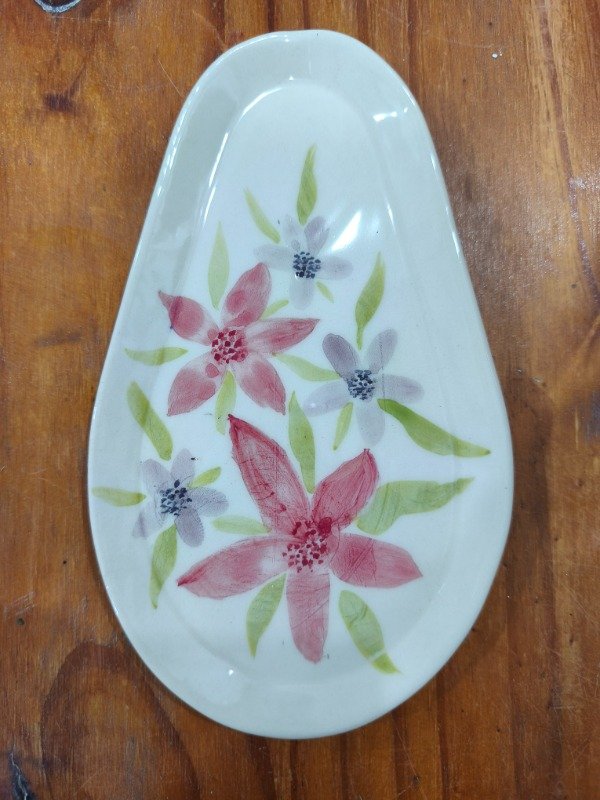 Producto - Bandejita flores en acuarelas