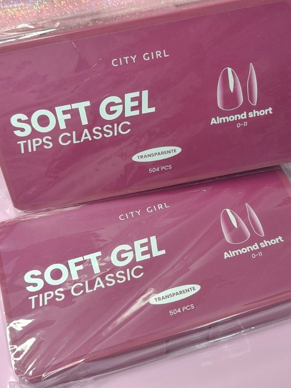 Producto - Tips Soft Gel Almond Classic City Girl 504pc
