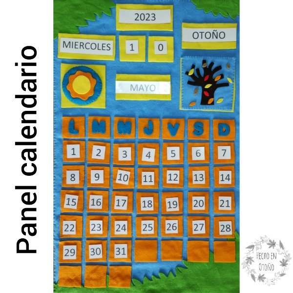 Producto - Panel calendario