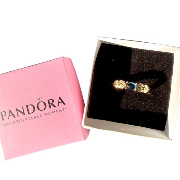 Producto - Anillo Pandora Disney Aladdin princesa Jazmín-Acero regulable Gold