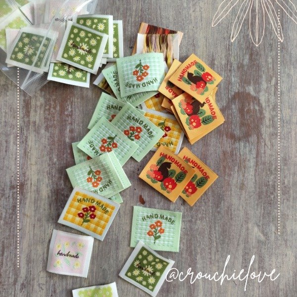 Producto - ETIQUETAS DE TELA handmade