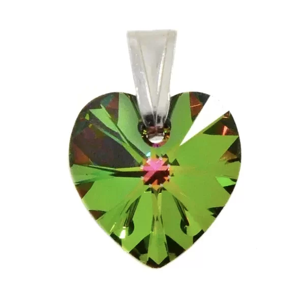 Producto - Dije Cristal Corazón Grande