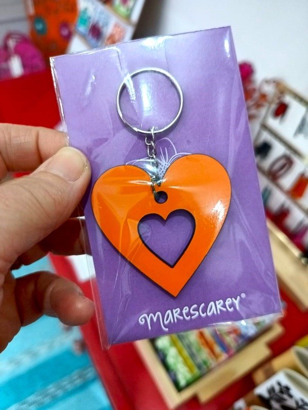 Producto - Llavero Corazón calado / Naranja Valencia - 2
