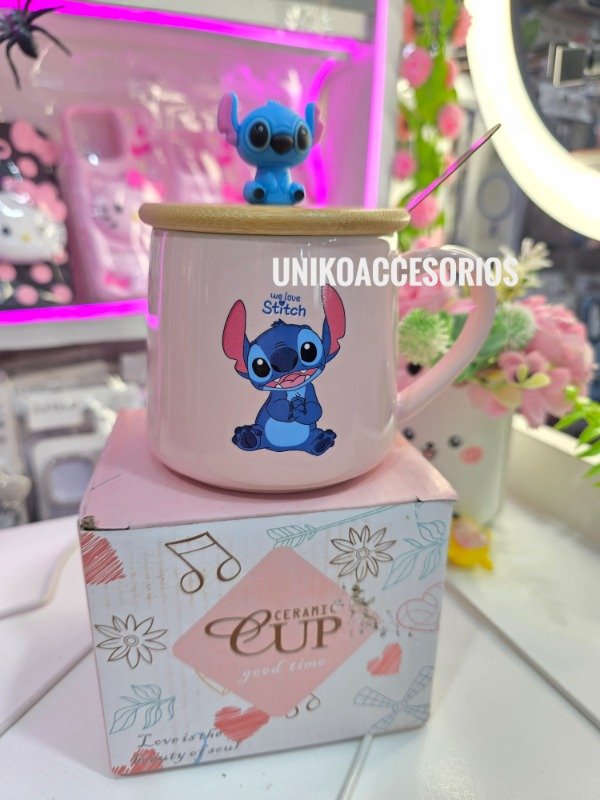 Producto - Taza Stitch Rosa