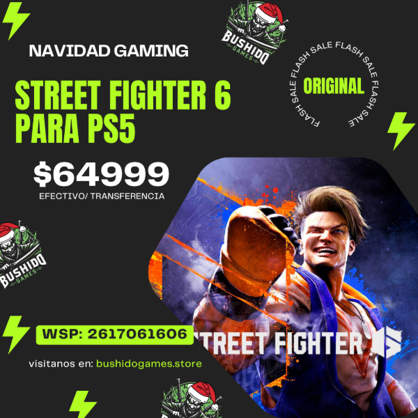 Producto - Street Figther 6 para PS5