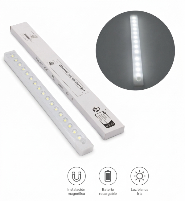 Producto - Barra de luz magnética 30cm con sensor A-31
