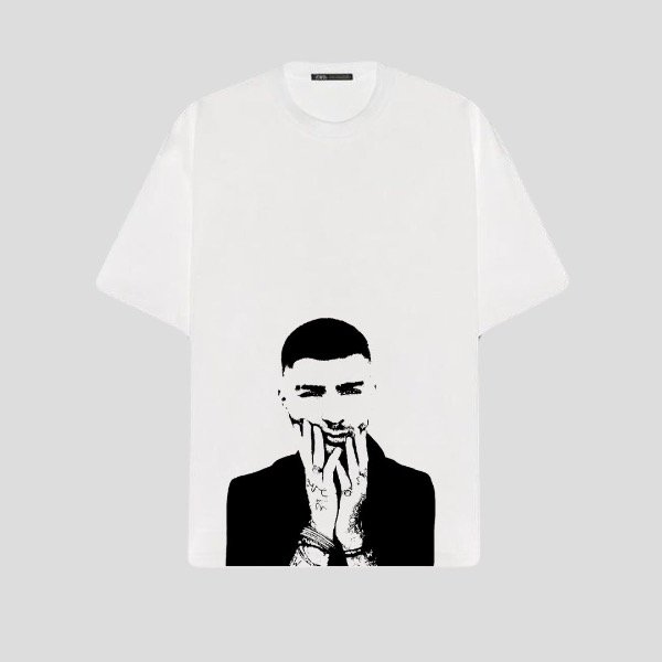 Remera Zayn Black Mood