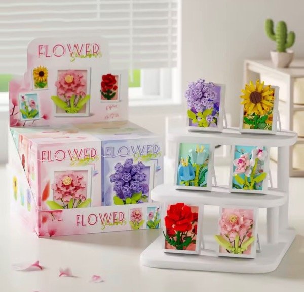Producto - Mini bloques cuadro de flores