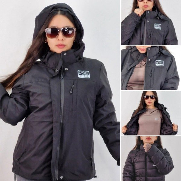 Producto - Campera Cibarta Modelo 3 en 1 Negro
