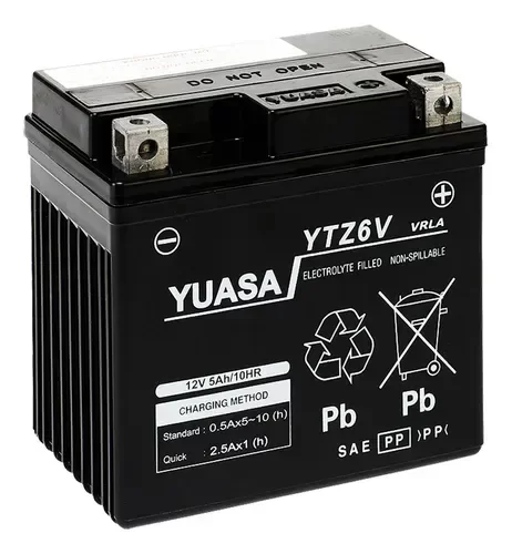 Producto - Bateria Yuasa Ytz6 V Ytx5l Bs Gel Honda Cg New Titan 150