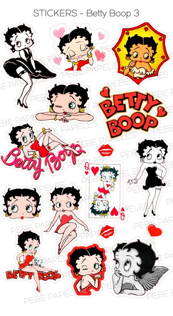 Producto - Stickers Betty Boop 3