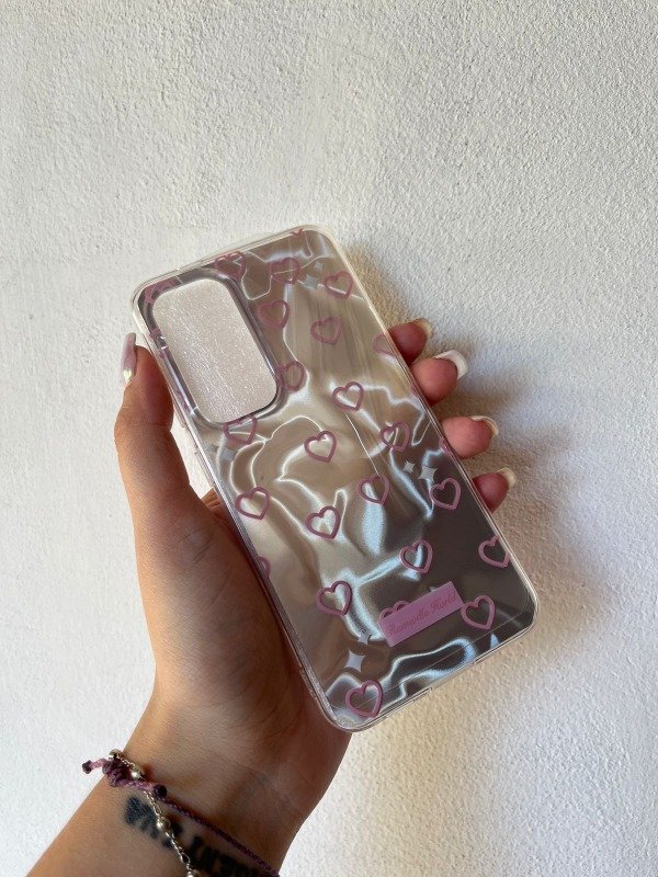 Producto - Funda holografica corazones (cliquear el modelo)