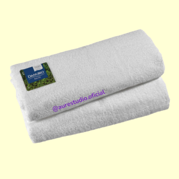 Producto - JUEGO DE TOALLÓN Y TOALLA RELAX 500G DANUBIO