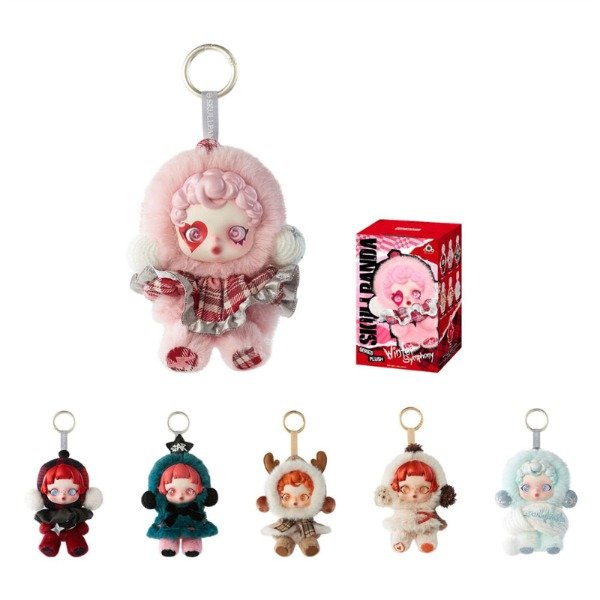 Producto - BLIND Box. SKULLPANDA Winter Symphony - Keychain Plushie (Por unidad) - 4