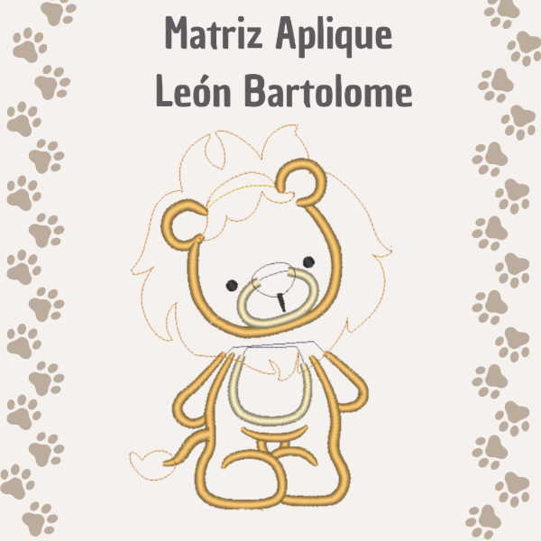 Producto - Matriz de Bordado - León Bartolomé - Estilo Aplique