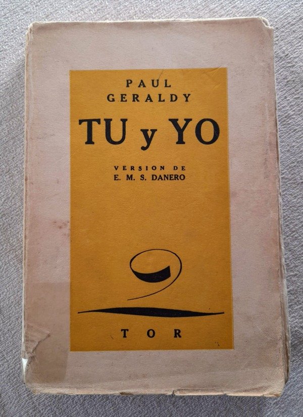 Producto - Tú Y Yo - Paul Geraldy - Version Danero - Editorial Tor
