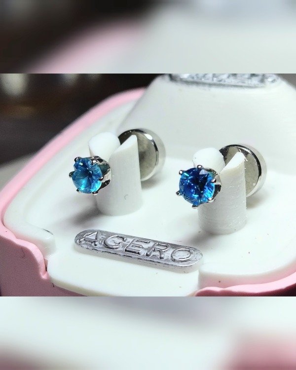 Producto - Abrídor DIMAR. Crystal Cubic Turquesa Chico
