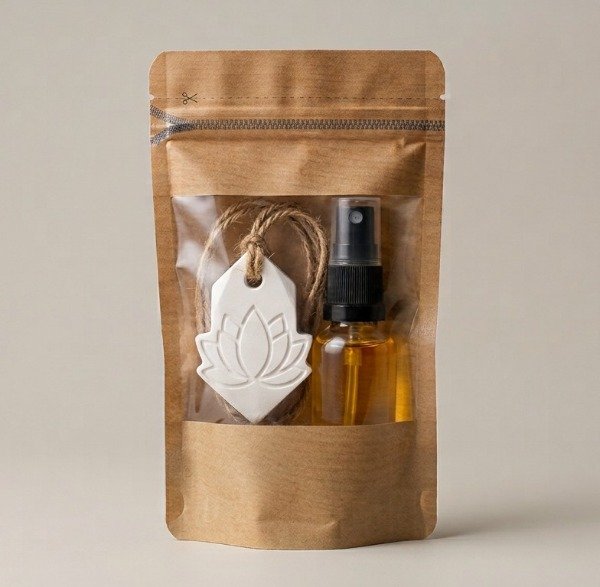 Producto - KIT AROMÁTICO Difusor de yeso colgante + esencia
