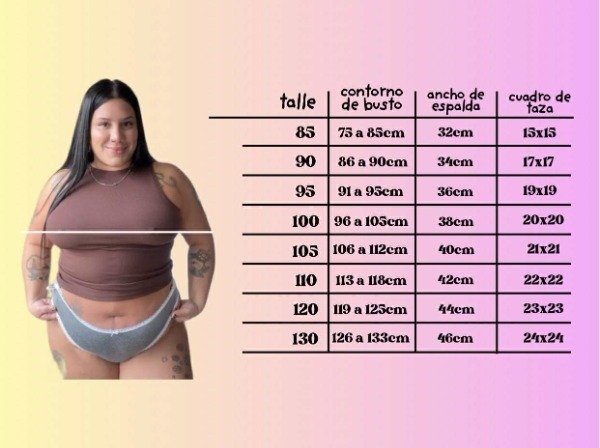 Producto - TABLA DE TALLES