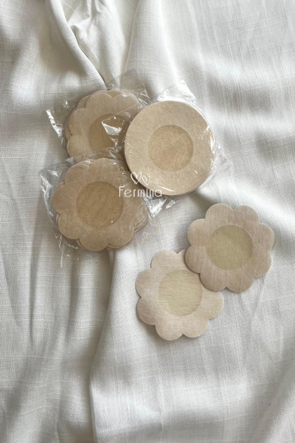 Producto - PEZONERAS DE TELA AUTOADHESIVA DESCARTABLES (Pack x5 pares)