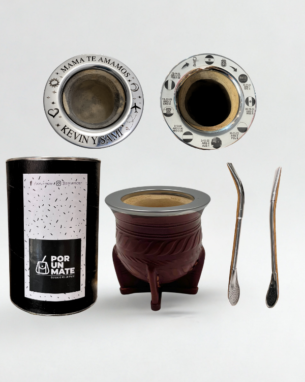 Producto - Camionero Labrado Personalizado + Bombilla (Virola de acero)