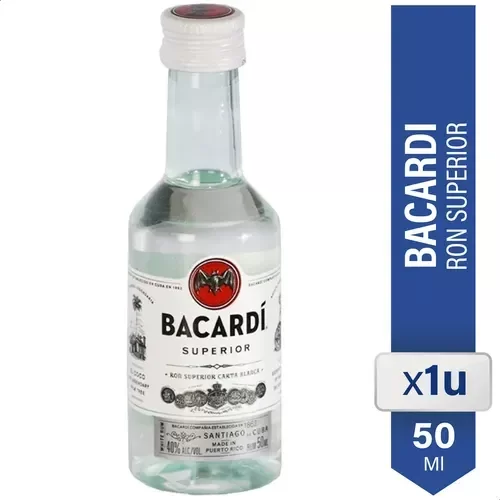 Producto - Mini licor bacardi 50ml