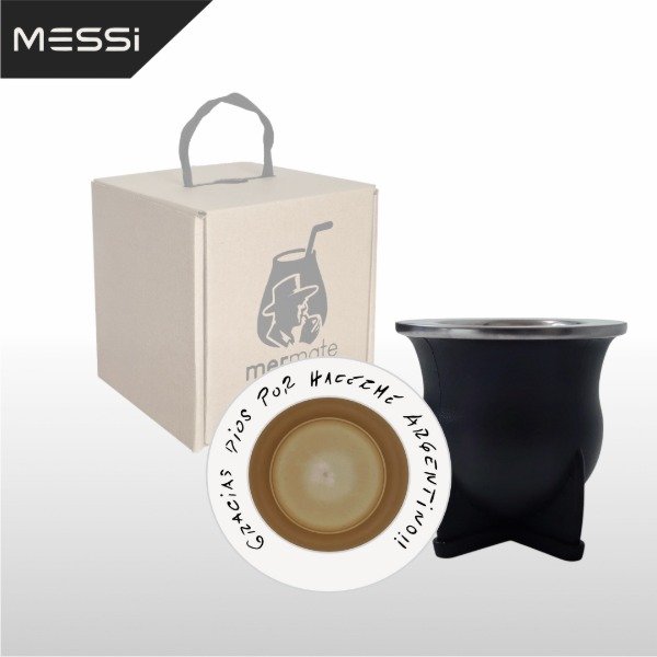 Producto - MATE CON GRABADO PERSONALIZADO EXCLUSIVO MESSI A PUÑO Y LETRA - 0