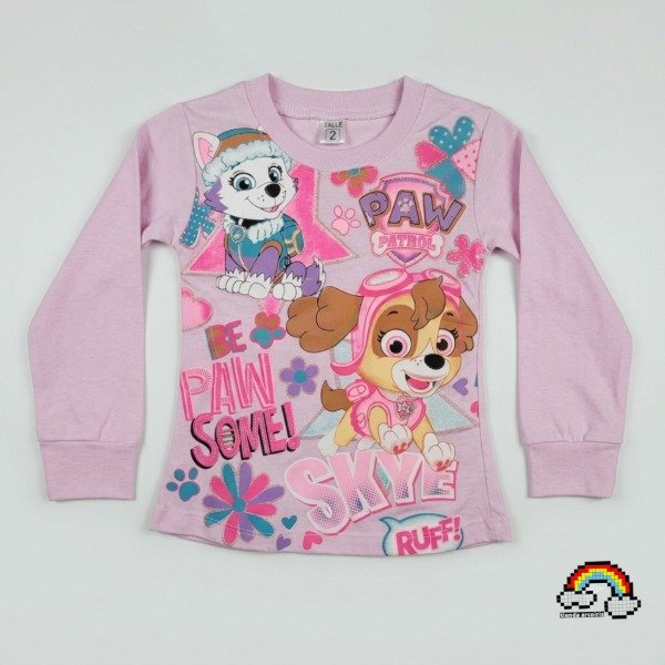Producto - REMERA MANGA LARGA INFANTIL PAW PATROL NENA T.2