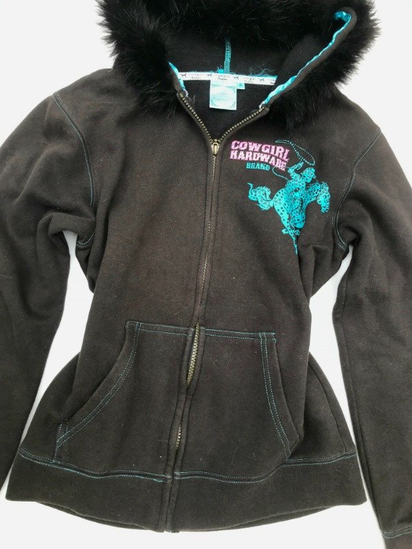 Producto - Fur graphic zip COWBOY GIRL - 1
