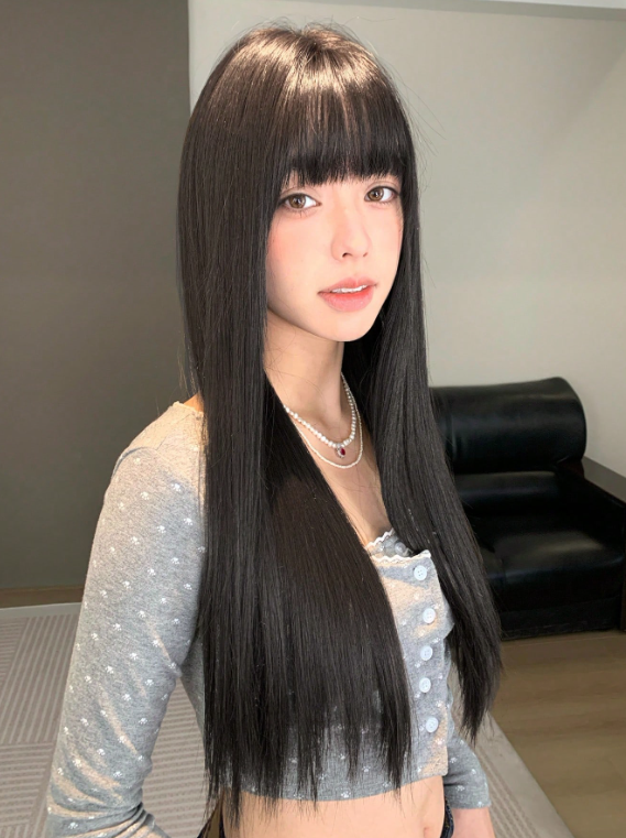 Producto - Peluca Negro Natural Skintop (Soft Kanekalon)