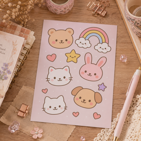 Producto - Plancha de stickers Ternuritas