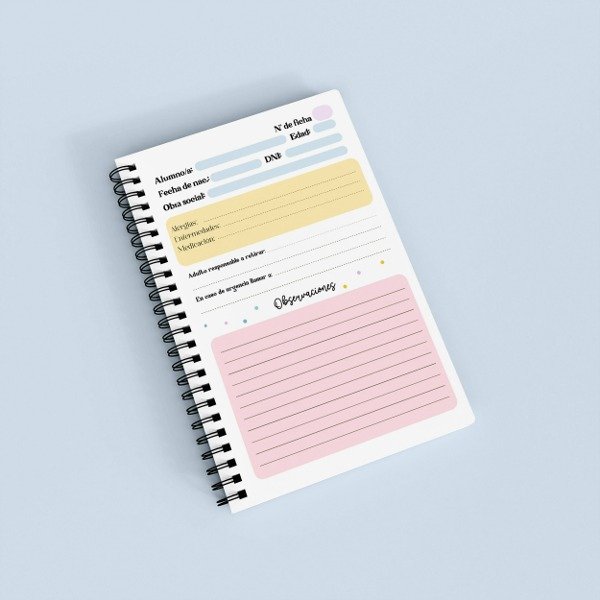 Producto - Agenda docente NIVEL INICIAL - A5