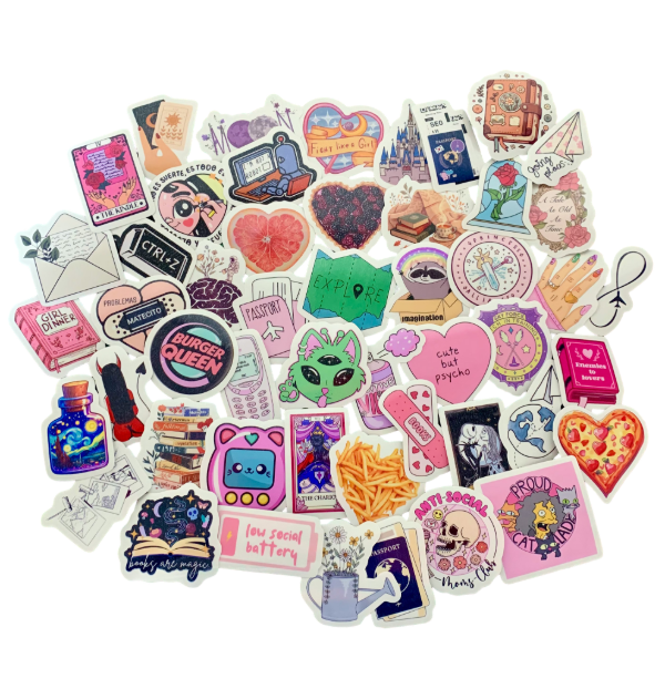Producto - Combo Stickers Aesthetic 50 unidades Mod3