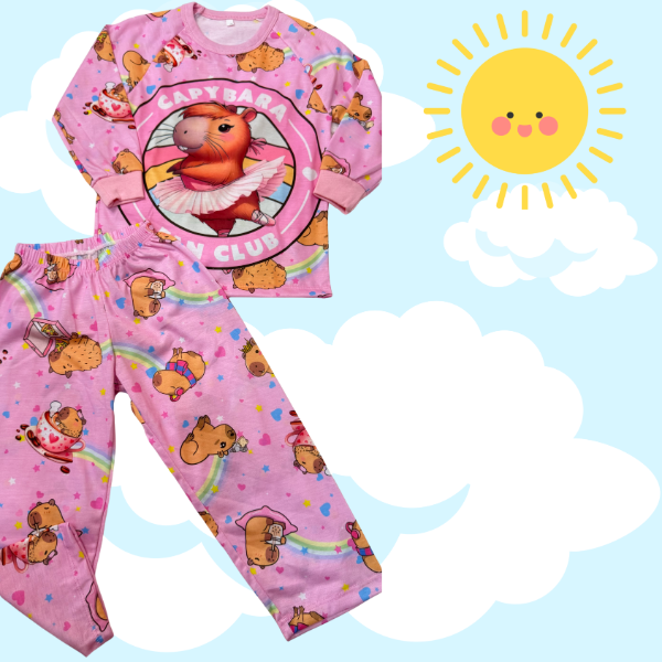 Producto - Pijama Capibara Rosa