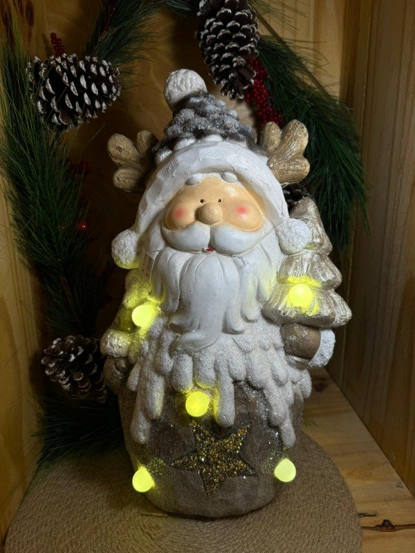 Producto - Papa Noel Beige con luz (Efectivo: 76.720)