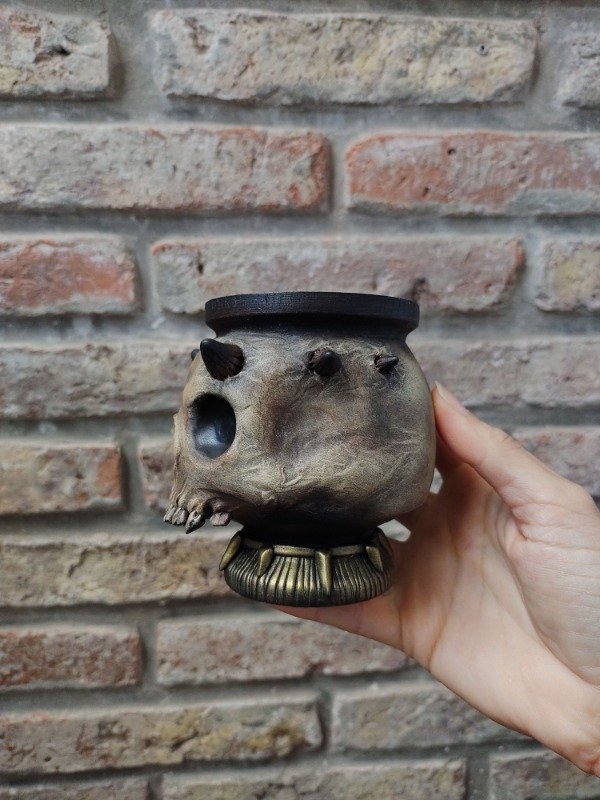 Producto - Mate Calavera con cuernos - 2