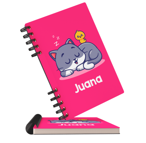 Producto - Cuaderno Gatitos A4 Personalizado Con Tu Nombre