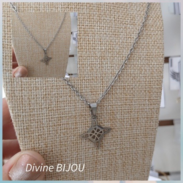 Producto - Collae nudo de bruja acero