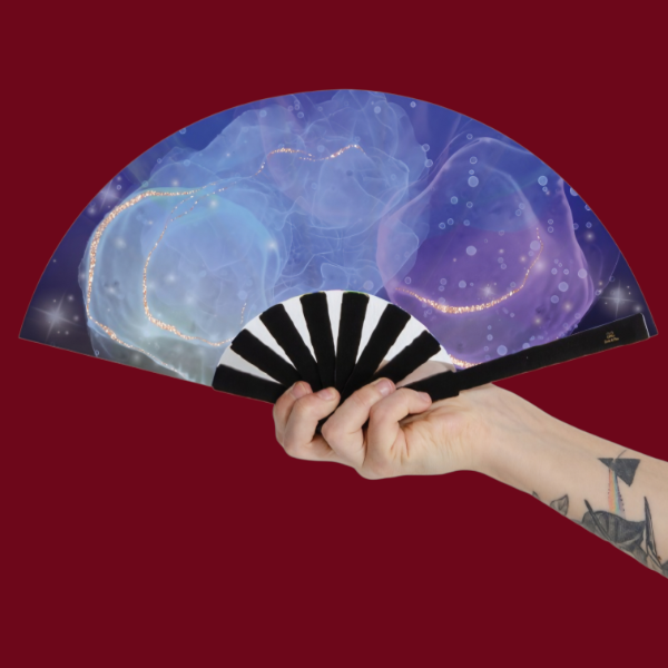Producto - Abanico Pocket "Medusa" -CON ACCESORIOS-