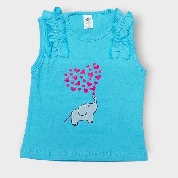 Producto - Musculosa volado beba elefante T5