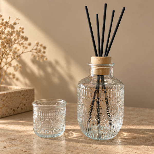 Producto - BOTELLA CON VASO FLOWER 500cc - 1