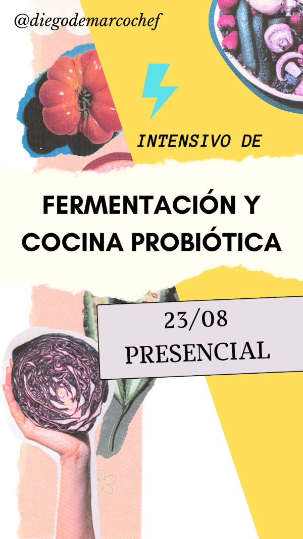 Producto - INTENSIVO de FERMENTACIÓN y COCINA PROBIOTICA - 23 de Agosto - PRESENCIAL