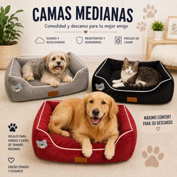 Producto - Cuchas medianas para mascotas