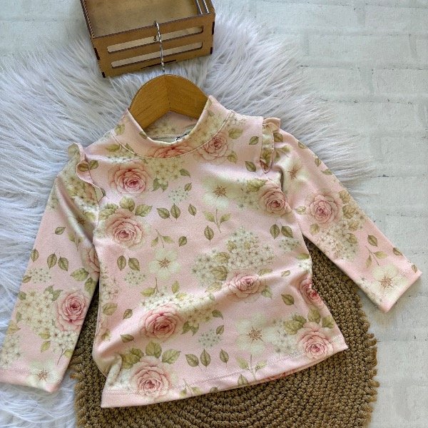 Producto - Polera estampado romántico talles 3 al 6