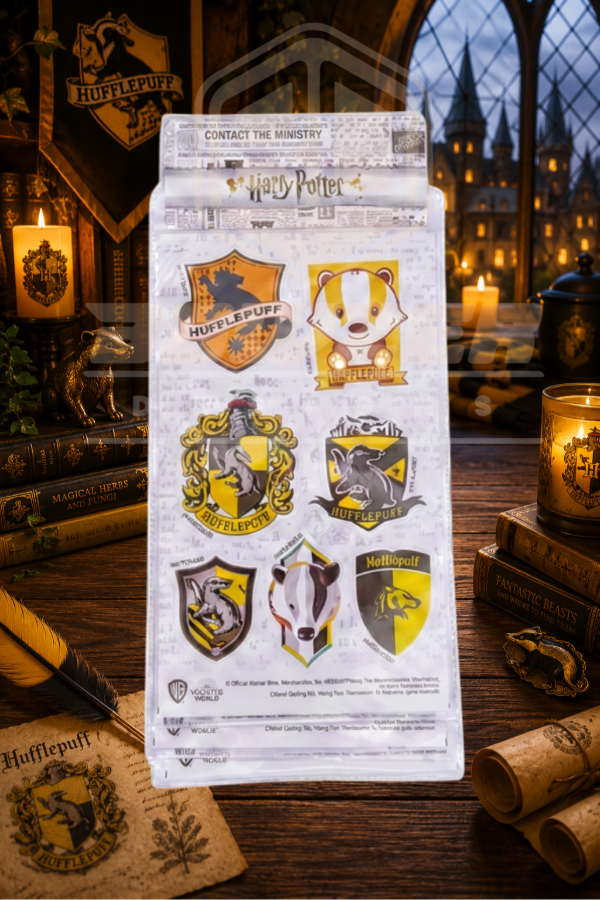 Producto - Pack de Stickers Hufflepuff Harry Potter