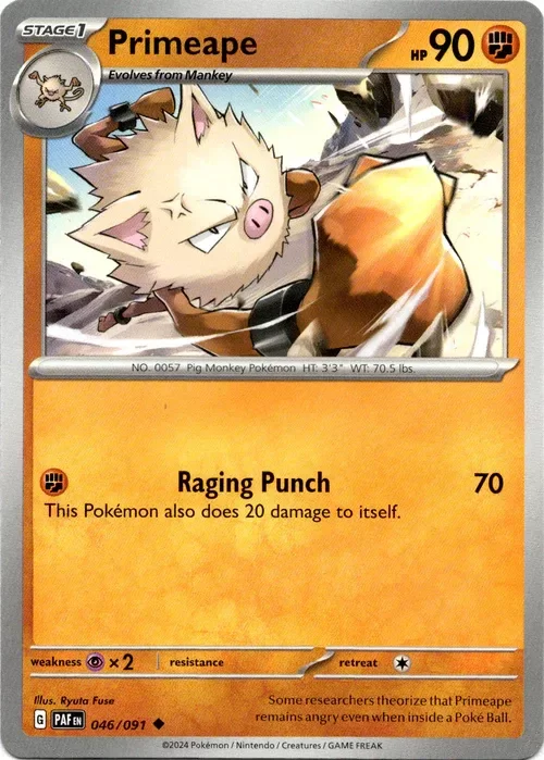 Producto - Primeape - 046/091 - Paldean Fates