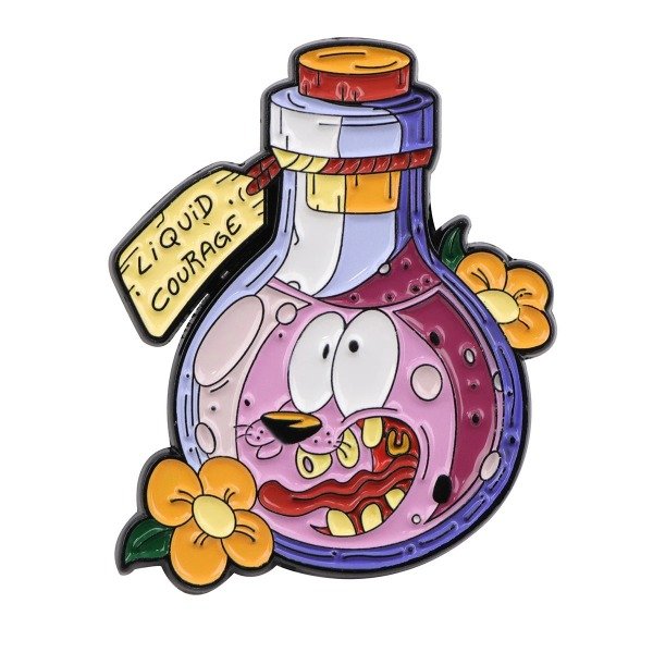 Producto - Pin Coraje, el perro cobarde - Liquid Courage