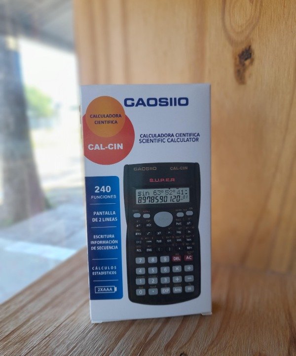 Producto - Calculadora científica GAOSIIO