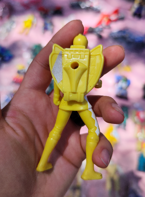 Producto - Yellow Ranger Dino Trueno Mc Donalds 2004 11 cm - 1